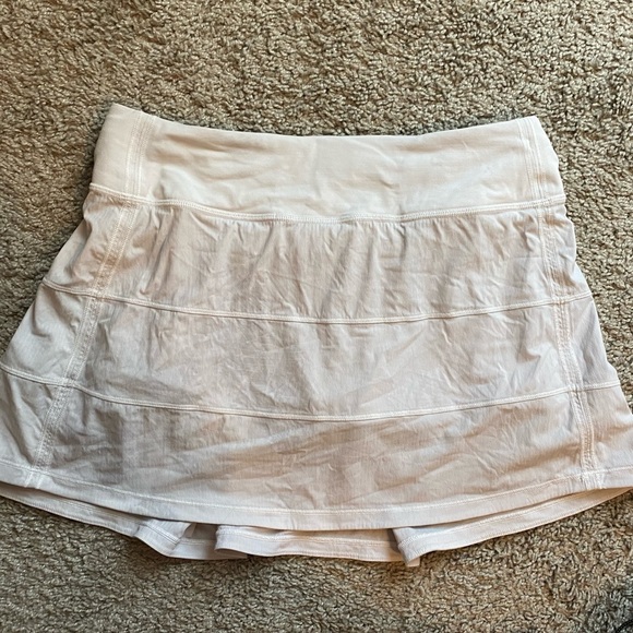 White Pace Rival Mid-Rise Skirt Long - Picture 4 of 9